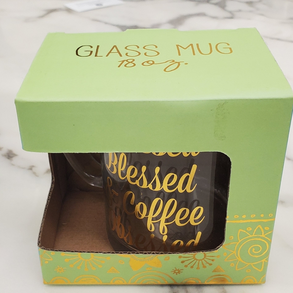 Glass coffee Mug